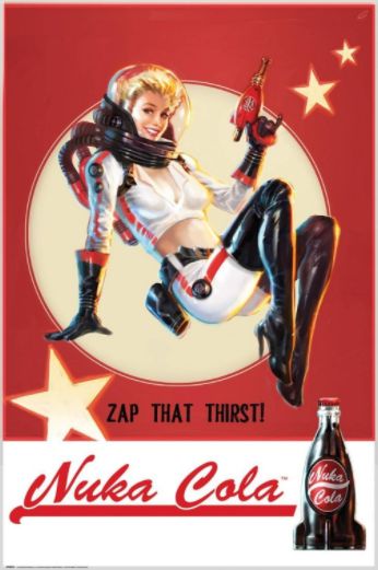 Постер Fallout 4 - Ядер-Кола (Nuka Cola)