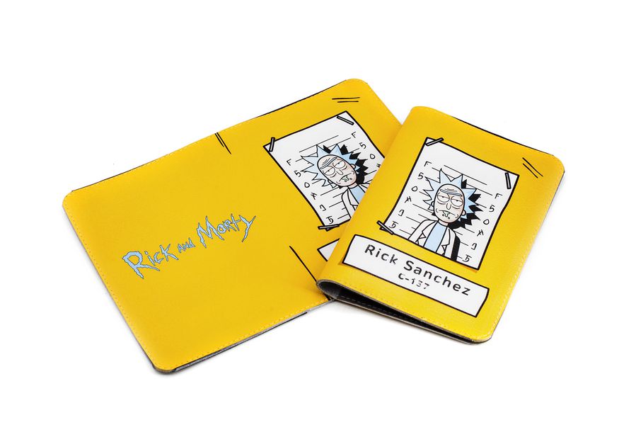 Обложка для паспорта Рик и Морти (RIck and Morty)