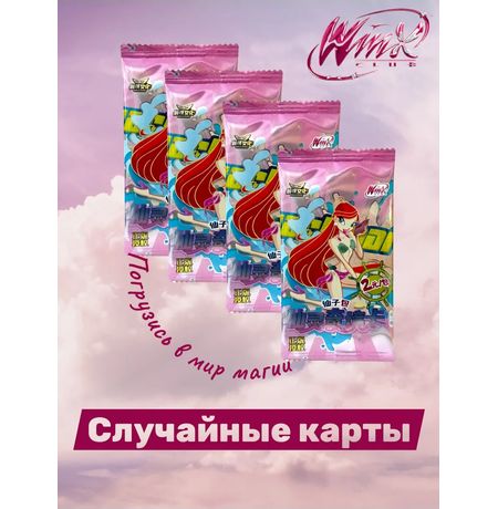 Коллекционные карточки Клуб Винкс Тир 2, набор из 4 бустеров изображение 2