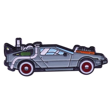 Значок Назад в будущее - ДеЛориан (Back to the Future - DeLorean)