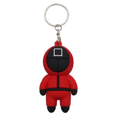 Брелок Игра в кальмара - Охранник, квадрат (Squid Game)