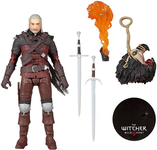 Фигурка Ведьмак - Геральт из Ривии (The Witcher - Geralt) McFarlane 18 см лицензия изображение 4