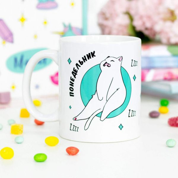Кружка Понедельник Пятница (Sweet cat)
