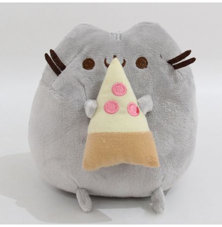 Мягкая игрушка Пушин с пиццей (Pusheen Cat)