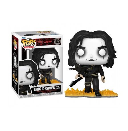 Фигурка Funko POP! Ворон - Эрик Дрейвен (The Crow) в стойке изображение 3