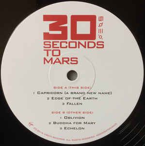 Виниловая пластинка 30 Seconds To Mars – 30 Seconds To Mars изображение 2