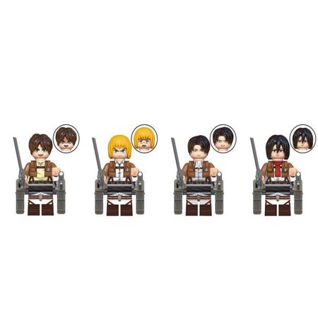 Мини-фигурка Атака на Титанов (WM Blocks - Attack On Titan) в ассортименте