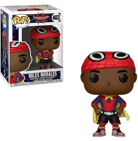 Фигурка Funko POP! Человек-Паук - Майлз Моралес без маски (Spider-Man: Into the Spider-Verse) УЦЕНКА