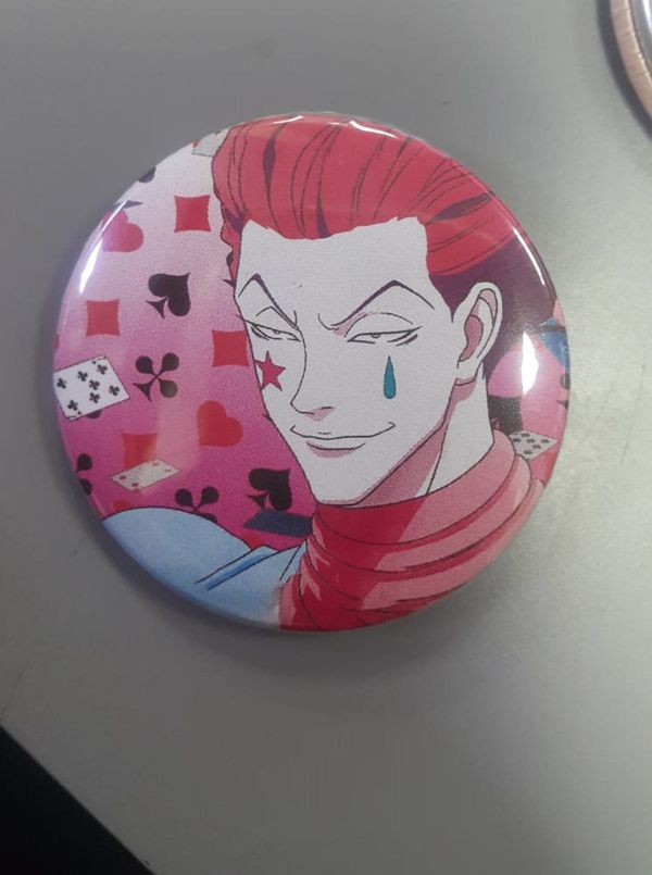 Значок Хисока - Hunter x Hunter (Hisoka), 4,5 см