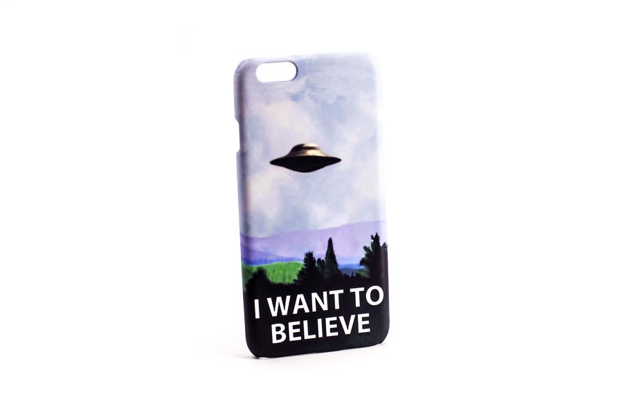Чехол для iPhone 6 Plus Секретные материалы: I want to believe