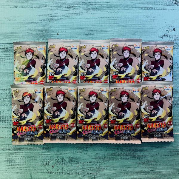 Коллекционные карточки Наруто Серия 5 Тир 3 (Naruto) Набор из 10 бустеров