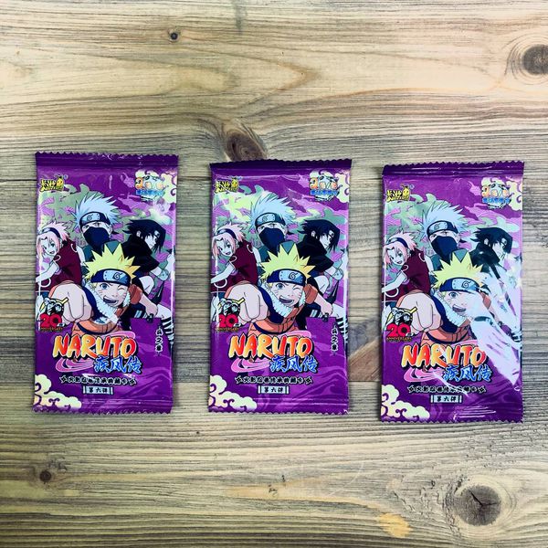Коллекционные карточки Наруто Тир 2 Серия 6 (Naruto) Набор из 3 бустеров изображение 5