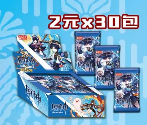 Коллекционные карточки Genshin Impact Категория А 5 штук в бустере Tier 2 (Геншин Импакт) изображение 3