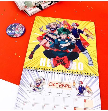Календарь Аниме 2023 со стикерами изображение 7