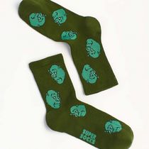 Носки SUPER SOCKS Шрек паттерн (размер 40-45)