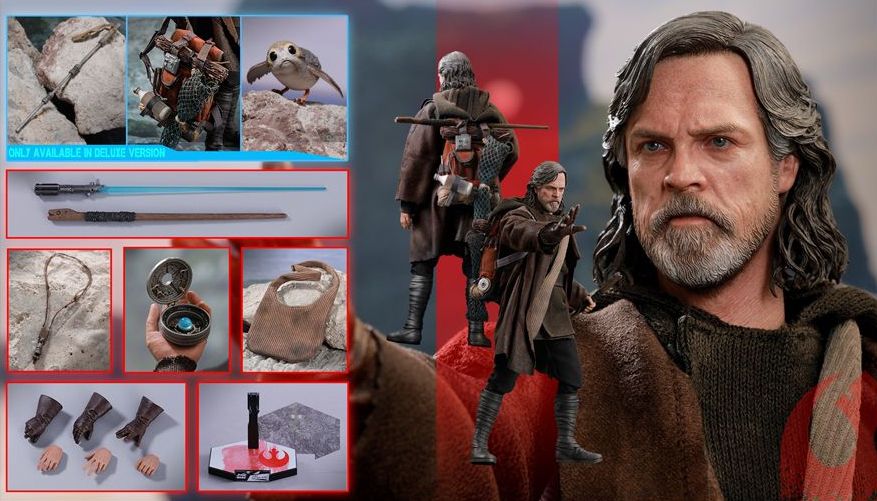 Фигурка Hot Toys - Люк Скайуокер - Звёздные Войны (Star Wars - Luke Skywalker Deluxe Set) 1/6 30 см