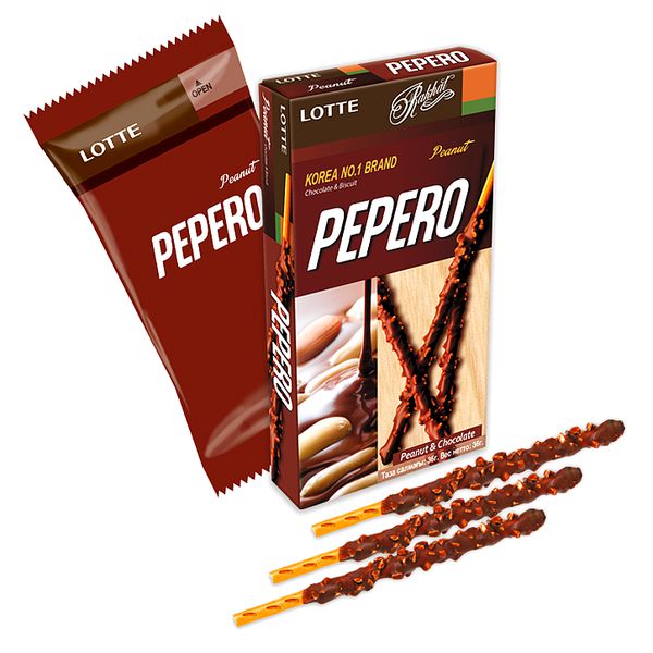 Pepero Шоколад с арахисом