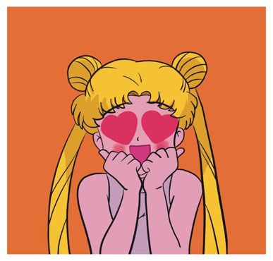 Открытка Sailor Moon Love 10х10 Workshop Phoenix