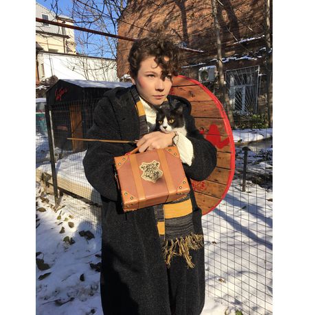 Шарф Гарри Поттер Пуффендуй Ньюта Саламандера (Фантастические твари и где они обитают) изображение 2