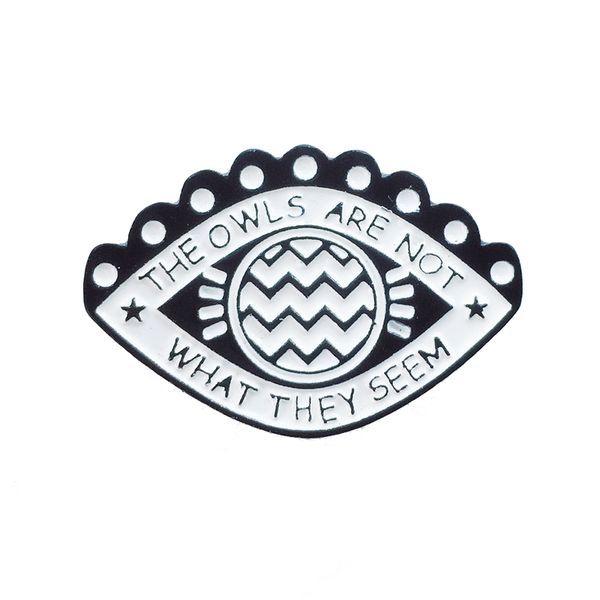 Значок Твин Пикс: The Owls Are Not What They Seem (Twin peaks)