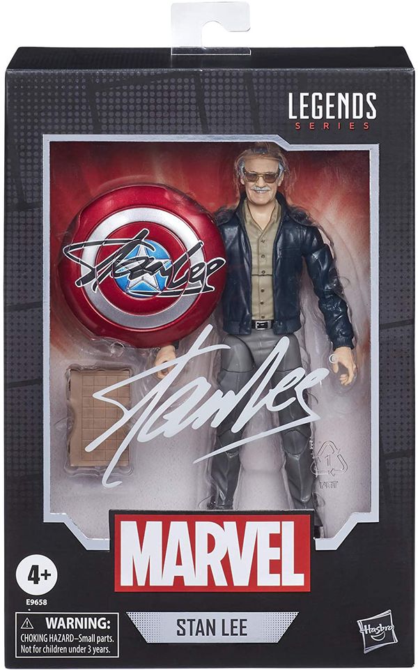 Фигурка Стэн Ли со щитом Marvel Legends (Stan Lee with Shield) 16 см изображение 5
