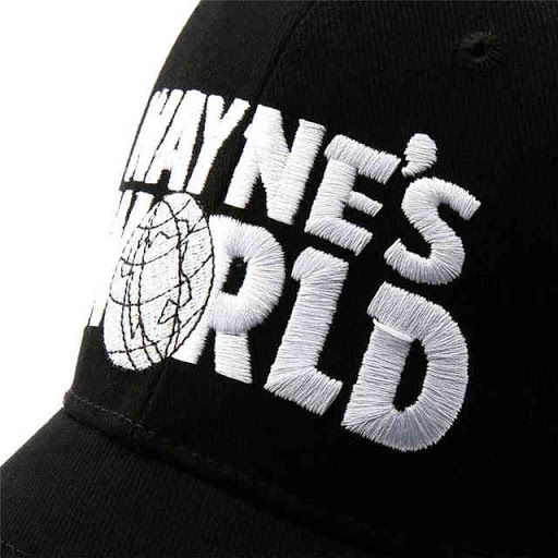 Кепка Wayne's world черная с вышивкой изображение 2