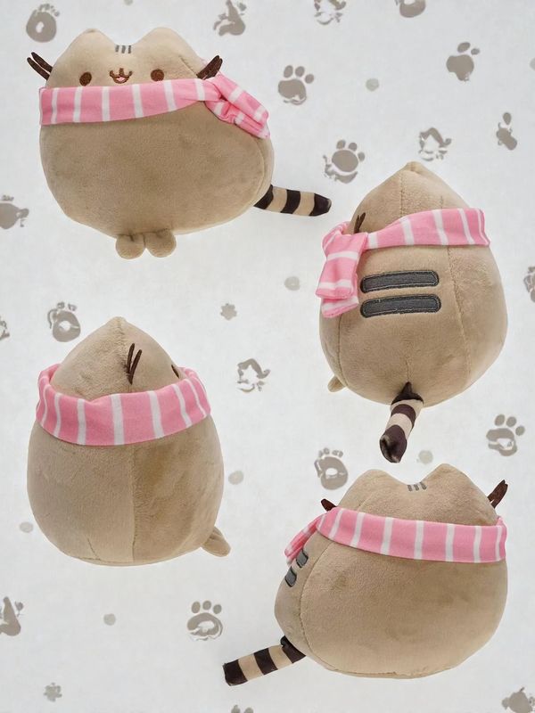 Мягкая игрушка Кот Пушин с шарфиком (Pusheen Cat) 16 см изображение 2