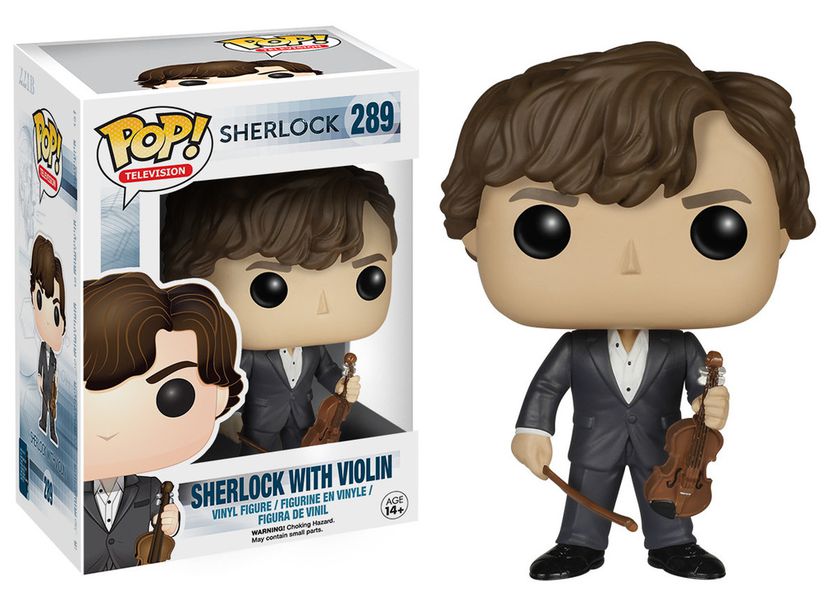 Виниловая фигурка Funko POP! Шерлок со скрипкой (Sherlock - BBC Serials)