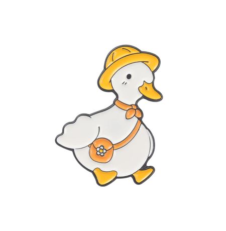 Значок Уточка (пин, металл) 3х2 см