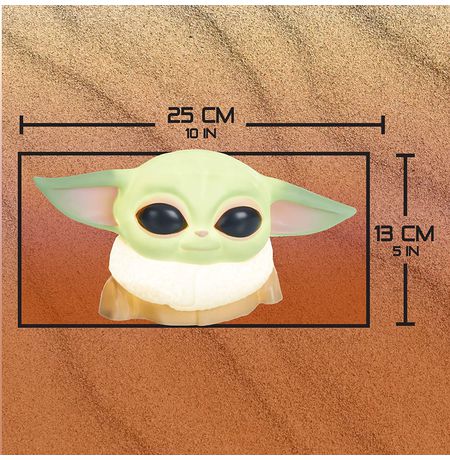 Светильник Малыш Йода - Мандалорец (Baby Yoda - Star Wars) 14 см изображение 5