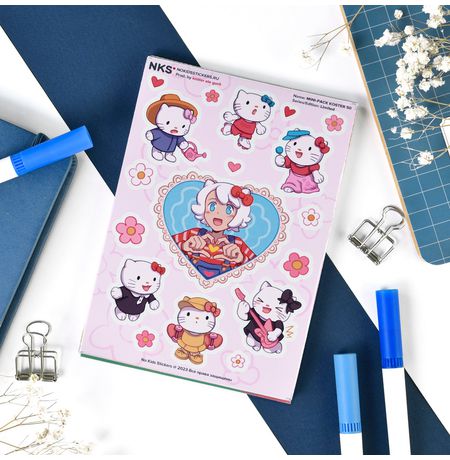 Наклейки Hello Kitty, стикеры NKS mini