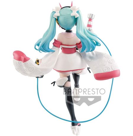 Фигурка Хатсуне Мику в кимоно (Hatsune Miku Espresto Racing Miku 2020) 20 см изображение 4
