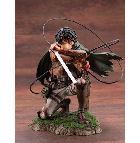 Фигурка  Атака на Титанов - Леви (Attack On Titan - Levi Fortitude Ver., ARTFX J) УЦЕНКА изображение 2