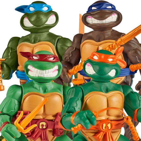 Фигурка Черепашки-Ниндзя - Леонардо (Leonardo - TMNT Classic Storage Shell) лицензия 10,5 см изображение 6