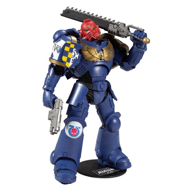 Фигурка Warhammer 40000 - Космодесант Примарис (Ultramarines Primaris) 19 см изображение 2