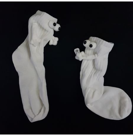 Носки с ручками магнитами, белые изображение 3