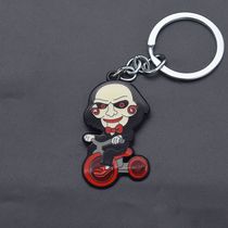 Брелок Пила - Кукла Билли (Saw - Billy the Puppet) металл