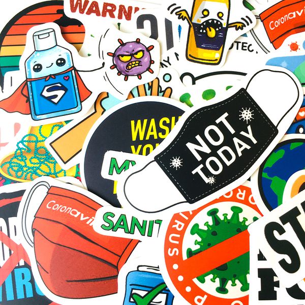 Стикеры Карантин 50 шт изображение 2
