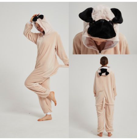 Пижама кигуруми Мопс, плюшевая
