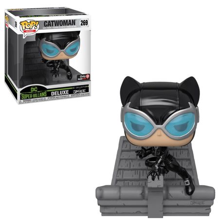 Фигурка Funko POP! Женщина-кошка Делюкс (Catwoman Super-Villains by Jim Lee) Deluxe