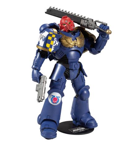 Фигурка Warhammer 40000 - Космодесант Примарис (Ultramarines Primaris) 19 см изображение 2