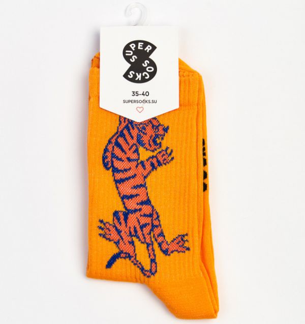 Носки SUPER SOCKS Восточный тигр изображение 2