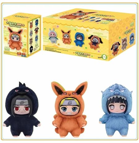 Случайная мягкая игрушка-брелок Наруто 14 см (Лицензия)