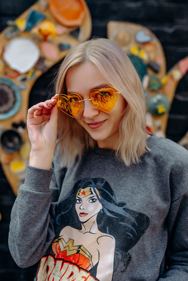 Очки Пламя в сердце, желтые изображение 2