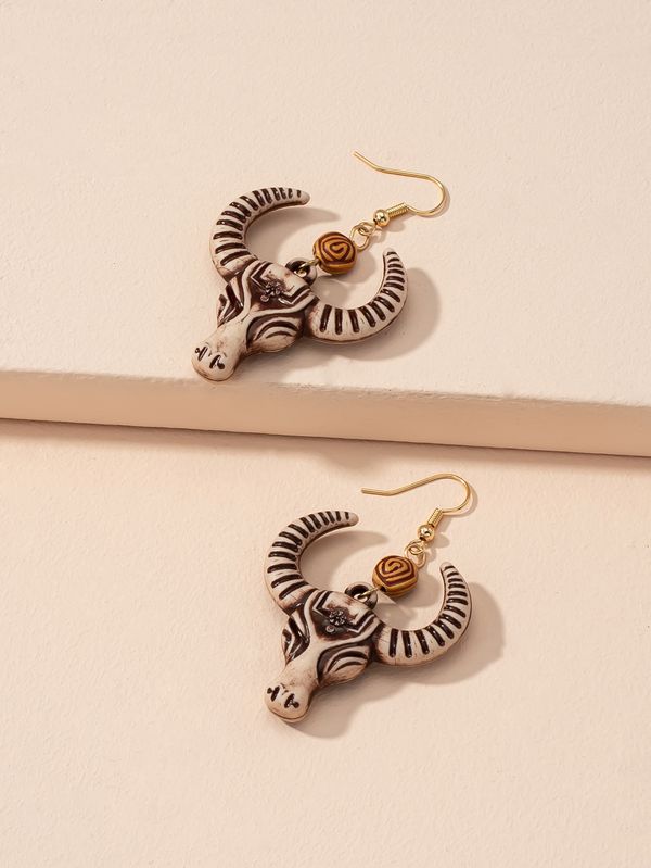 Серьги Череп быка Букраний изображение 4