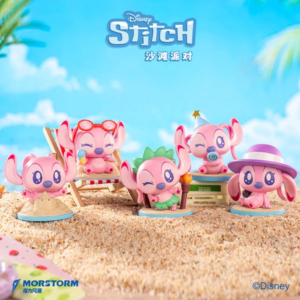 Случайная фигурка MORSTORM Stitch Beach Party (Лило и Стич) Лицензия 6-7 см изображение 4