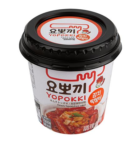 Рисовые клецки Topokki со вкусом кимчи, острые 120 г