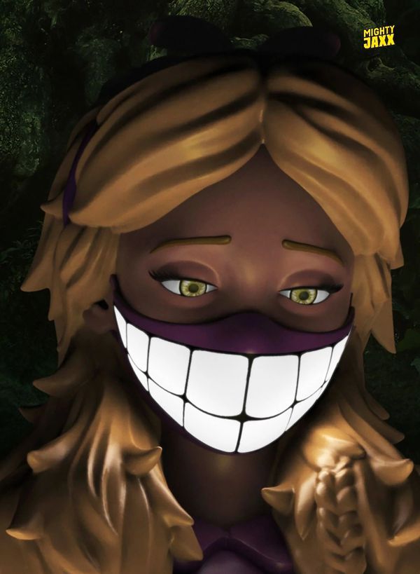 Фигурка Alice in Wasteland by ABCNT Acid Edition Exclusive светится в темноте изображение 7