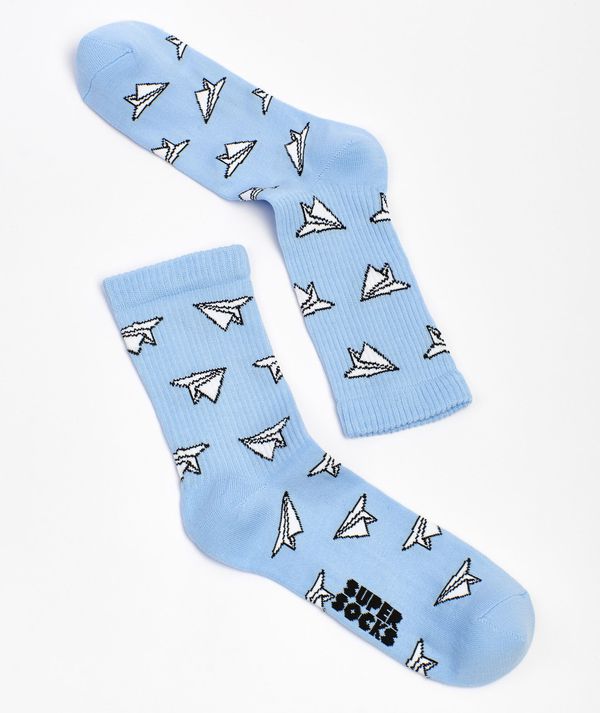 Носки SUPER SOCKS Оригами Самолет (размер 40-45)
