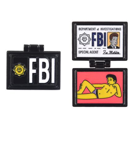 Значок FBI агент Малдер